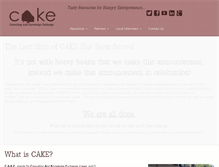 Tablet Screenshot of cakepdx.com